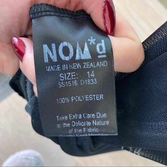 Black Mesh Sheer Translucent Ha Ha Dress - Picture 4 of 7